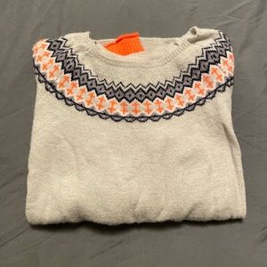 Fair Isle wool sweater